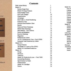 Remington 14 plus Model 14 1/2 & 141 & 25 Complete Manual and History-Blauch