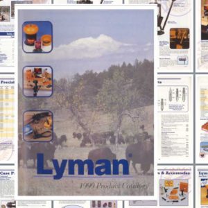 Lyman 1999 Reloading, Sights, Everything Catalog