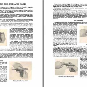 Savage Model 1917 Automatic Pistol Manal