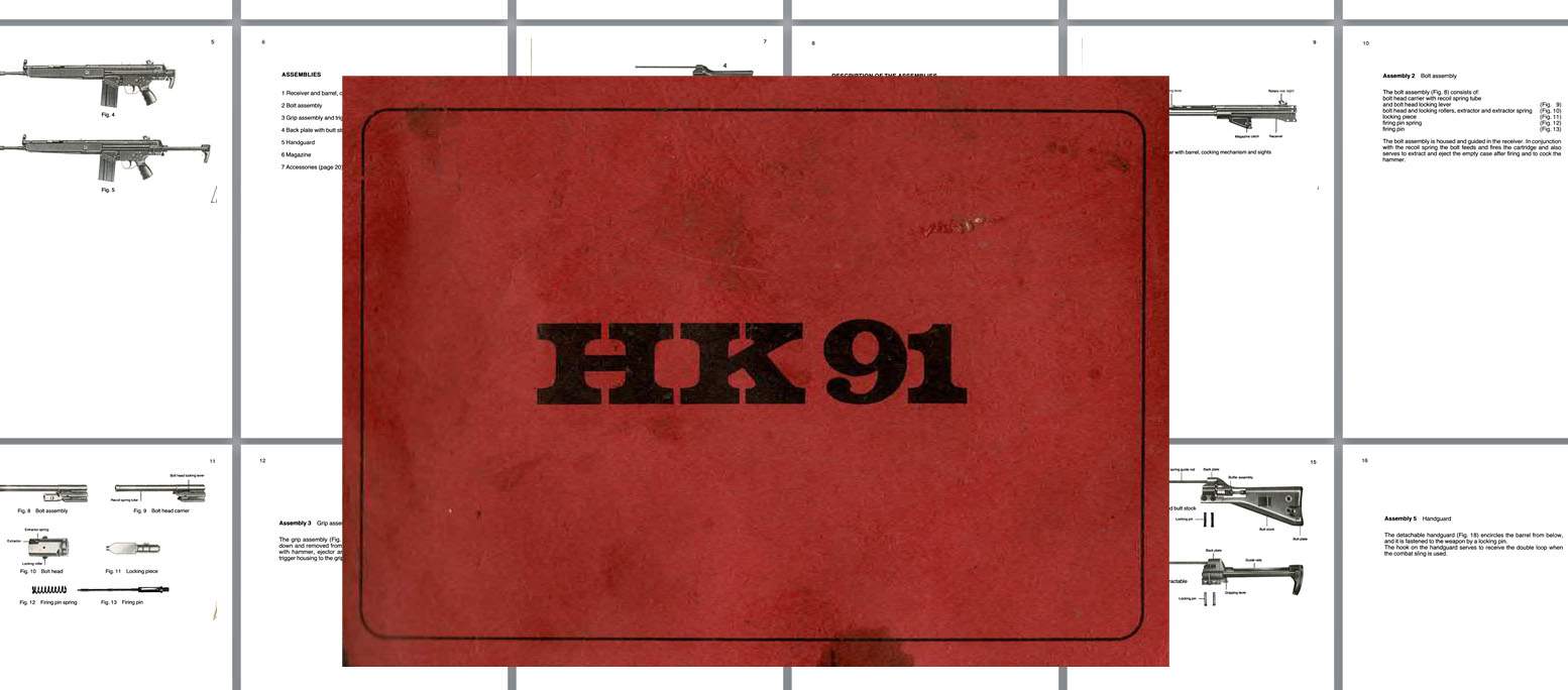 Heckler & Koch 1975  HK91 Manual - GB-img-0