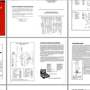 Lyman 1991 Circa Cast Bullet Guide