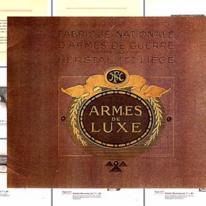 Browning FN 1930's Circa Product Line (in French)