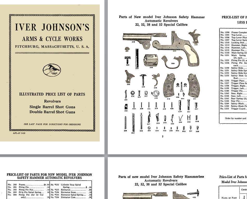 Iver Johnson 1922 Component Parts Catalog - GB-img-0