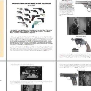 Handguns Used in Hard-Boiled Private Eye Movies