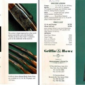 Griffin & Howe 1999 Gun Flyer