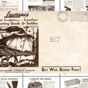Lawrence 1945 First Edition Leather Sporting Goods  & Saddles