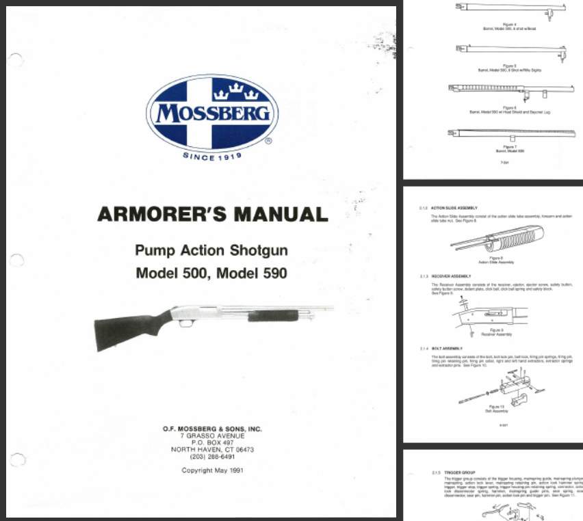 Mossberg 500 Armourer's Manual (1991) - GB-img-0