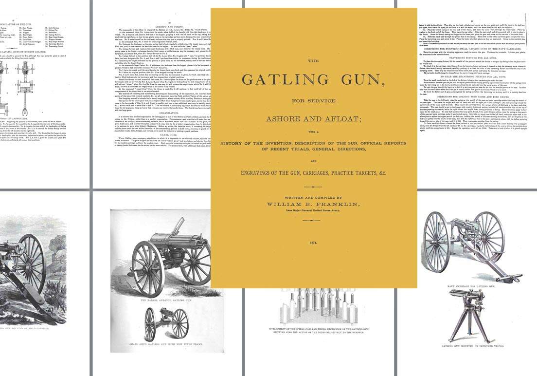 The Gatling Gun - Ashore & Afloat 1874 - William Franklin - GB-img-0