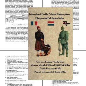 Black Powder Bolt-Action Rifles- Dreyse, Mauser, Beaumont, Chessepot & Gras