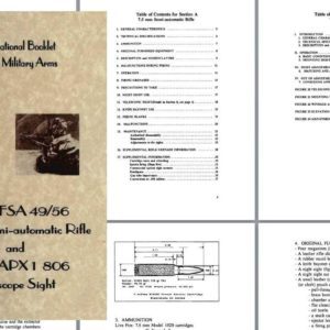 French MAS 7.5MM Semiautomatic Rifle M1949-56 & M1953 APX 1 806 Telescope Sight