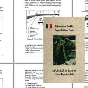 French MAS 7.5MM Repeating Rifles M1936 & M1936-51