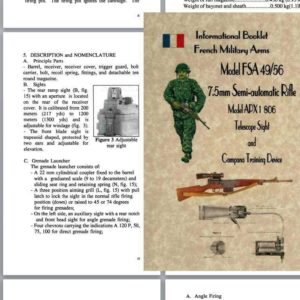 French FSA 49/56 MAS Semi-Auto Rifle & MAPX1 806 Telescope Sight