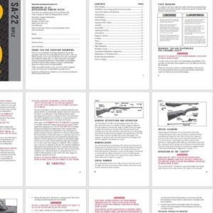 Browning SA-22 Rifle Owner's Manual