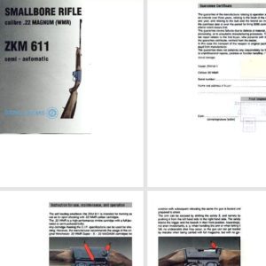BRNO ZKM 611 .22 Mag Semi-Auto Rifle Manual