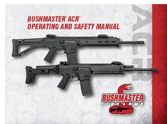 Bushmaster ACR Operating Manual - GB-img-0