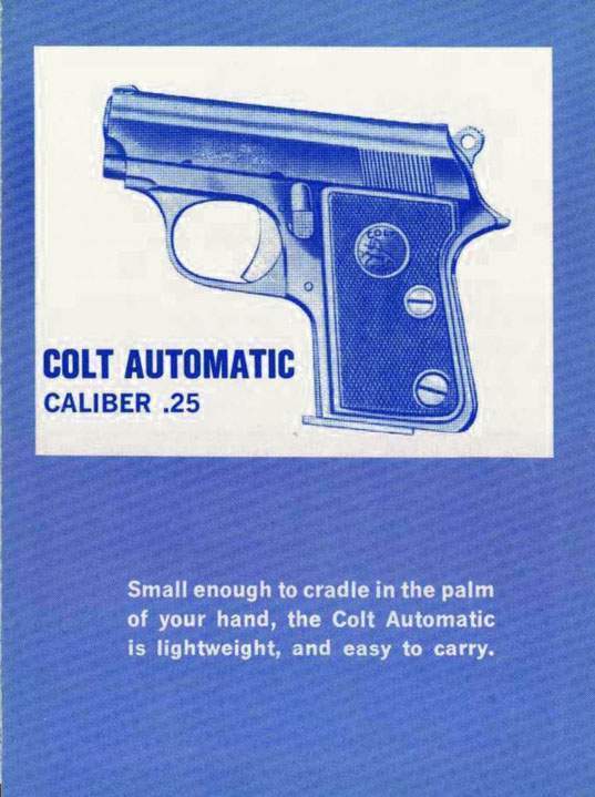 Colt 1972 Pocket .25 Automatic Manual - GB-img-0