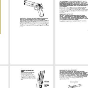 Colt 1980 .22 Conversion for Semi-Auto Pistols Manual