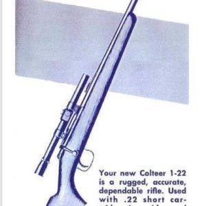 Colt 1970 circa Colteer 1-22 Rifle Manual