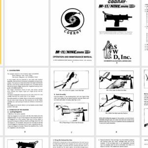 Cobray M-11 9mm SMG Ops & Maint Manual No.2