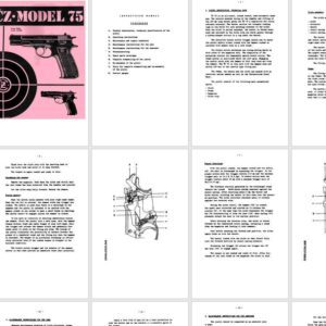 CZ 75 9mm (Para, Luger) Pistol Armourer Manual