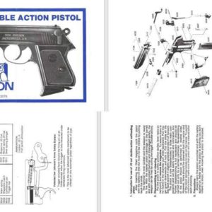 Iver Johnson 1982 circa TP .22 Automatic Pistol Manual