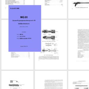 MG 81 7.9mm Flugzeugmachinengewehr 1944 Waffen Hanbuch