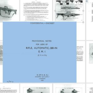 Rifle, Automatic, .280in EMI (CEAD) 1950 Provisional Notes (UK)