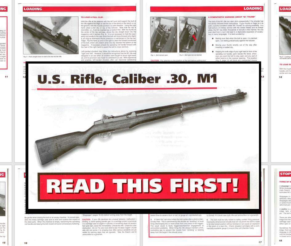 M1 Garand 1997 U.S. Rifle, Cal. .30 Manual - GB-img-0