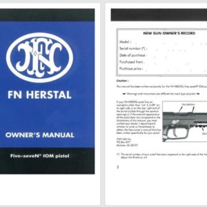 FN 5.7 x 28 mm Herstal Five-seveN 10M Pistol Manual