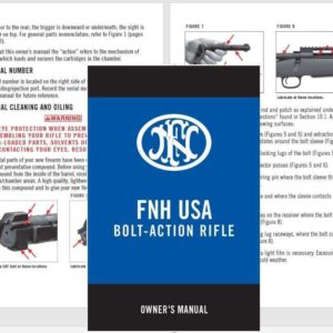 FNH USA Bolt-Action Rifle Manual