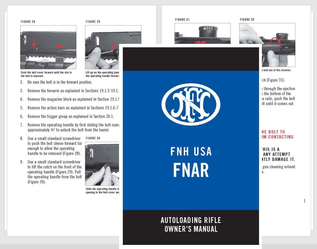 FNH USA FNAR Autoloading Rifles Manual - GB-img-0