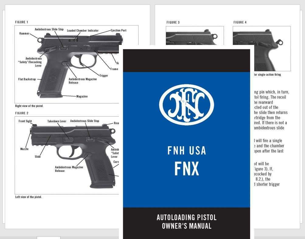 FNH USA FNX Autoloading Pistol Manual - GB-img-0
