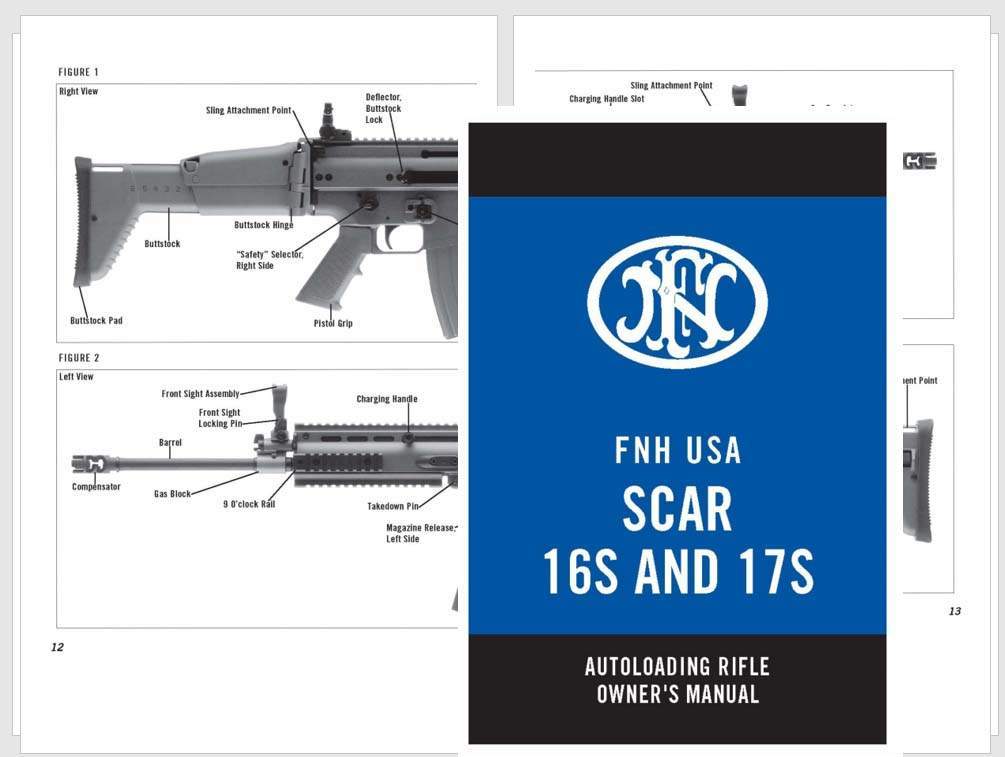 FNH USA SCAR 16S & 17S Rifle Manual - GB-img-0