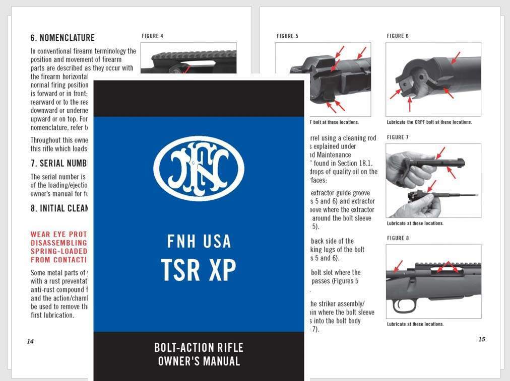 FNH USA TSR-XP Bolt-Action Rifle Manual - GB-img-0
