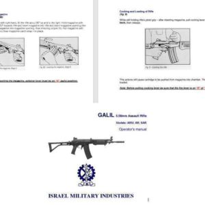 Galil ARM; AR; SAR Operator's Manual