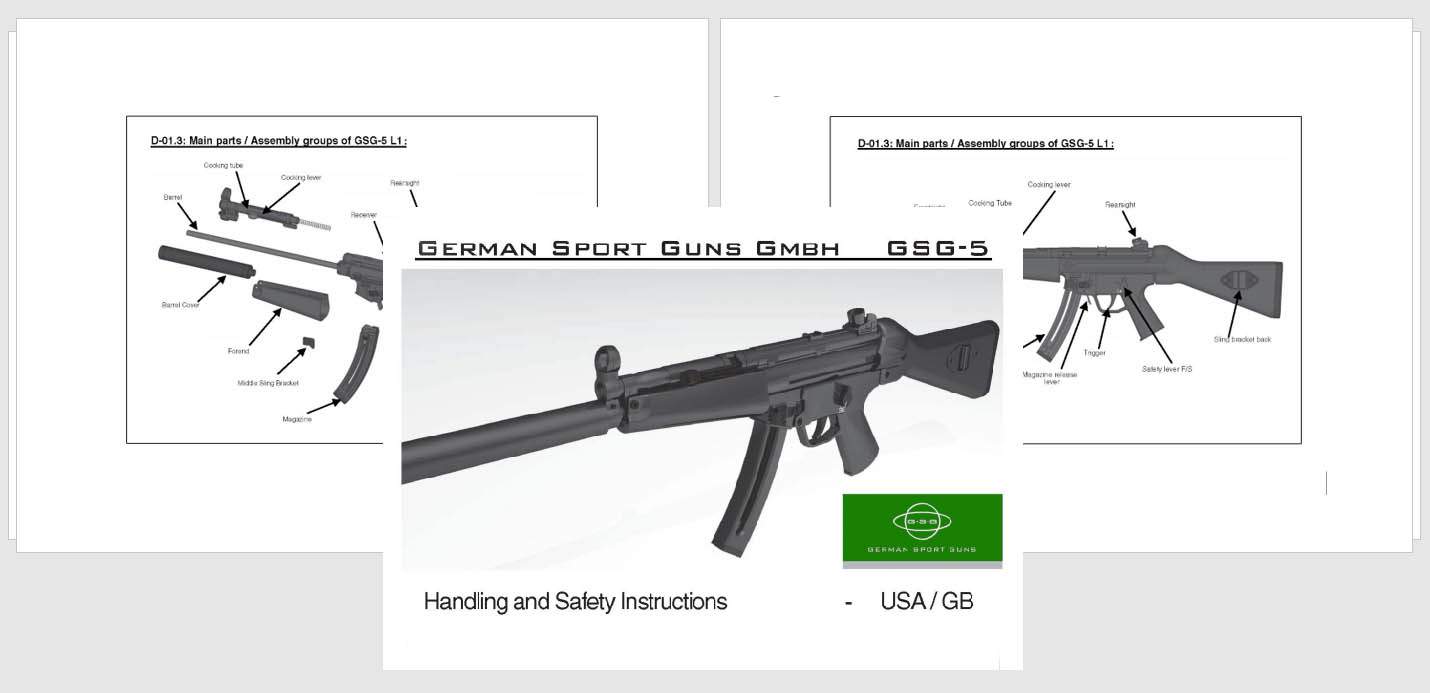German Sport Guns GSG-5 Manual - GB-img-0