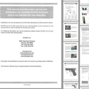 Glock 2009 Armorer's Manual Models G17-G39