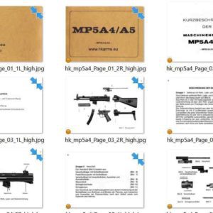 Heckler & Koch MP5A-A5 Operations Manual- Text in German