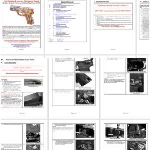 Heckler & Koch USP Field Stripping & Armorers Maintenence Manual