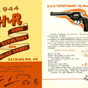 Harrington & Richardson Arms 1944 Gun, Revolver & Reising Mod 60 & 65 Catalog