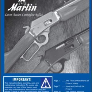 Marlin M308,338,444,1894 & 1895 Lever Action Rifle Manual