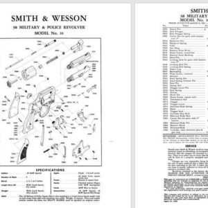 Smith & Wesson Model 10 .38 Military & Police Revolver Manual