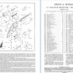 Smith & Wesson Model 27 .357 Magnum Revolver Manual