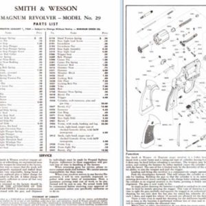 Smith & Wesson Model 29 .44 Magnum Revolver Manual