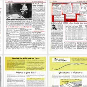 Bear Archery 1957 Flyers