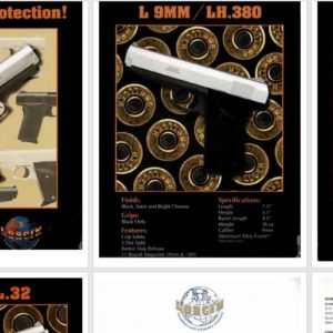 Lorcin Engineering 1995 Pistol Catalog
