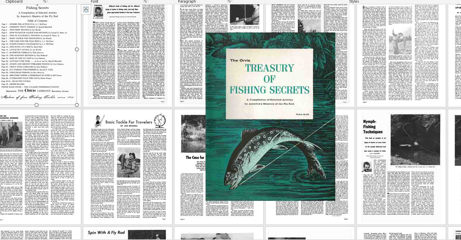 Orvis Treasury of Fishing Secrets 1968  - GB-img-0
