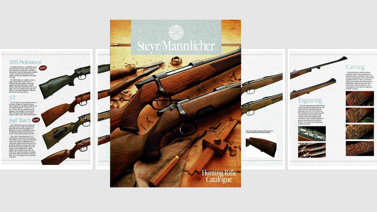 Steyr-Mannlicher 1983  Hunting Rifle Catalog - GB-img-0