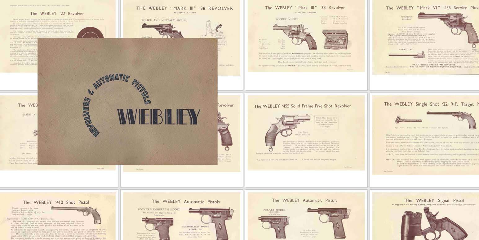 Webley 1938 Revolvers and Automatic Pistols Catalog - GB-img-0