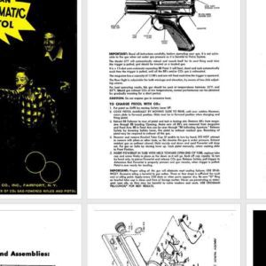 Crosman C677 Plink-O-Matic BB Pistol Manual- c1961